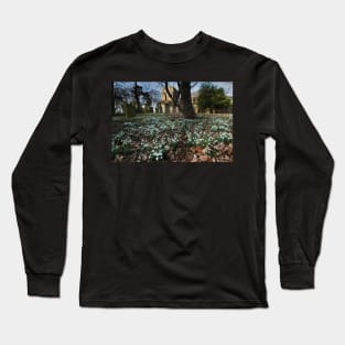 Churchyard Snowdrops Long Sleeve T-Shirt